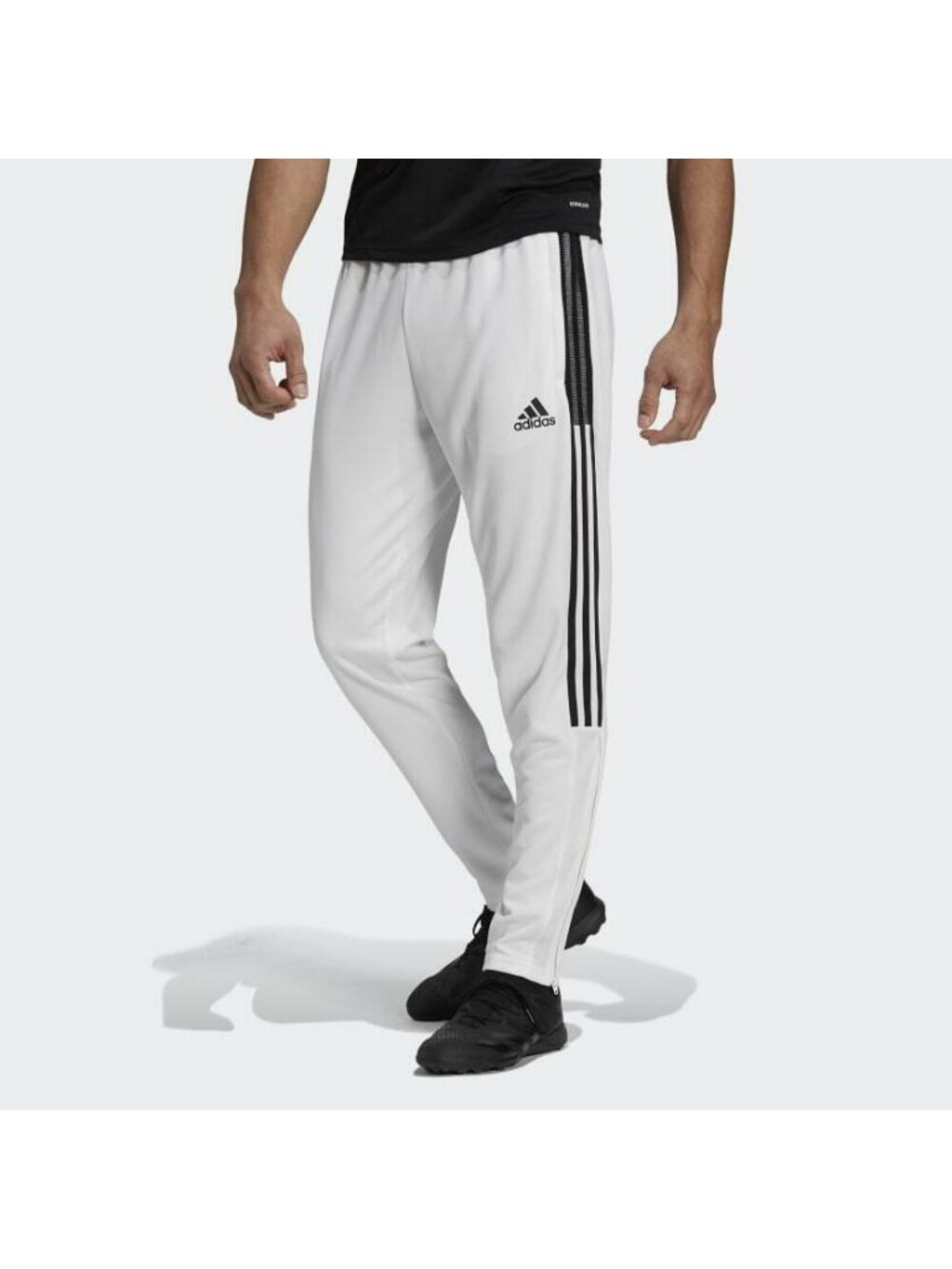 Adidas Men's Tiro Track Pants Tapered White/Black  Size M NEW WITH TAGS!